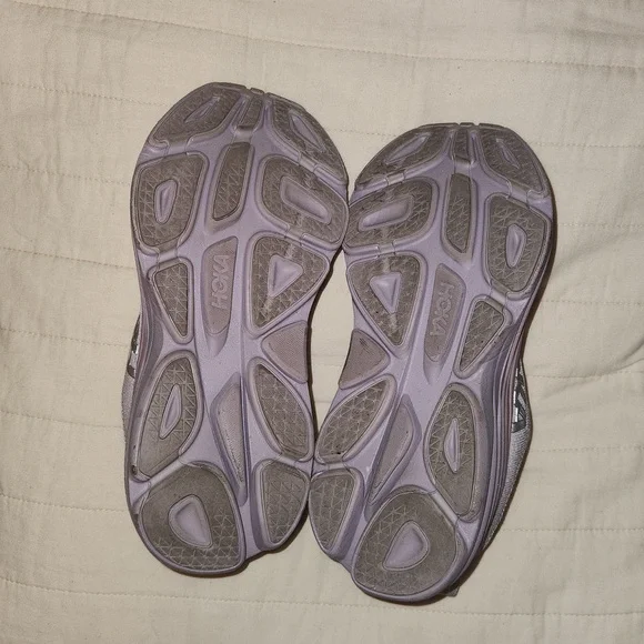 Hoka☆ Bondi 8 Lilac Marble Sneaker - Picture 8 of 8